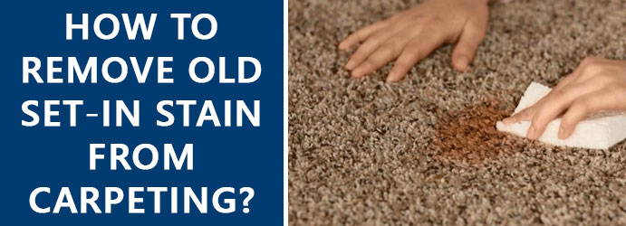 How to Remove Old Set-in Stain From Carpeting?