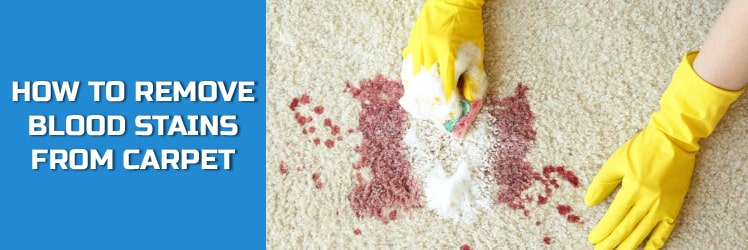 HOW TO REMOVE BLOOD STAINS FROM CARPET?